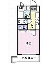 マーベラス 102 ｜ 福岡県久留米市東合川7丁目12-12（賃貸マンション1K・1階・24.42㎡） その2