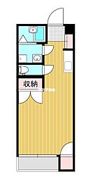 丸善インタービル ワンルームの間取図画像