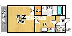 サクセス75 1Kの間取図画像
