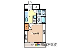 福岡県久留米市津福本町946-2（賃貸マンション1K・5階・28.52㎡） その2