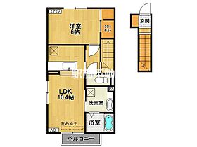 ビジュアムール A棟 202 ｜ 佐賀県佐賀市巨勢町大字牛島793番地29（賃貸アパート1LDK・2階・43.37㎡） その2