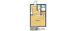 服巻コーポ 1Kの間取図画像