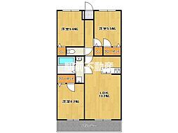 ステラ上峰 3LDKの間取図画像