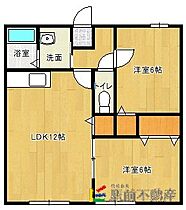 エヴァーグリーン神埼　壱番館 203 ｜ 佐賀県神埼市神埼町本堀3205-1（賃貸アパート2LDK・2階・54.16㎡） その2