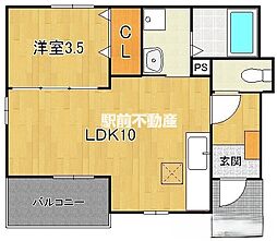 間取図画像 1LDK