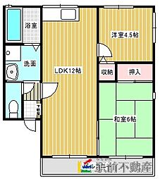 キラビ 2LDKの間取図画像