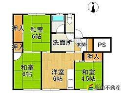 サンコーポラス柳川2 3DKの間取図画像