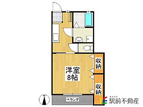 ルーエ雅 102 ｜ 福岡県八女市室岡769-4（賃貸アパート1K・1階・34.00㎡） その2