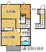 福岡県みやま市瀬高町下庄2221-1（賃貸アパート1LDK・2階・49.64㎡） その2