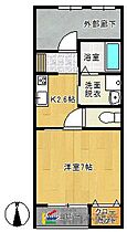 mico B ｜ 福岡県八女市本町1-302-1（賃貸アパート1K・2階・27.63㎡） その2