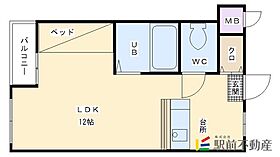 シャロム蔵数 305 ｜ 福岡県筑後市蔵数748-1（賃貸マンション1K・3階・29.07㎡） その2