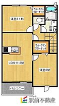 福岡県筑後市高江435-6（賃貸アパート2LDK・2階・57.64㎡） その2