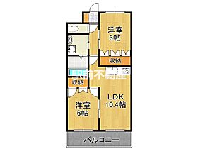 ロイヤルヒルズI番館 202 ｜ 福岡県八女郡広川町大字広川39-1（賃貸アパート2LDK・2階・51.30㎡） その2