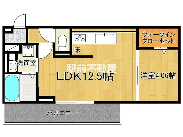 Daiwa Suite III 305｜福岡県八女市室岡(賃貸アパート1LDK・3階・41.71㎡)の写真 その2