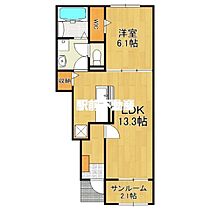 福岡県八女市鵜池99（賃貸アパート1LDK・1階・50.01㎡） その2