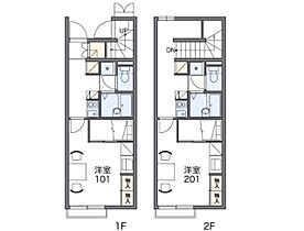 レオパレスTAKUJI 204 ｜ 福岡県八女市室岡313-1（賃貸アパート1K・2階・28.02㎡） その2