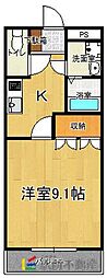 間取図画像 1K