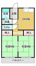 間取図画像 2DK