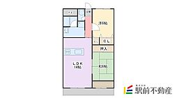 K・S2 2LDKの間取図画像