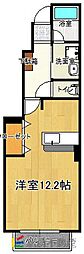 フルーブ・レゾネートB ワンルームの間取図画像