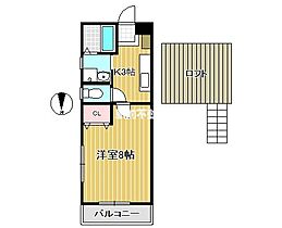 ビオス松ヶ丘 203 ｜ 福岡県春日市松ヶ丘6丁目5（賃貸マンション1K・2階・24.60㎡） その2