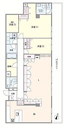 ホーマットキャピタル 3LDKの間取り