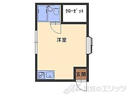 WING2 ワンルームの間取図画像