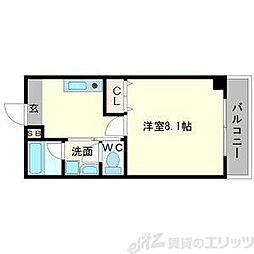 グリーンハイツ豊川2 1Kの間取図画像