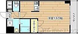 謄写館ビル ワンルームの間取図画像