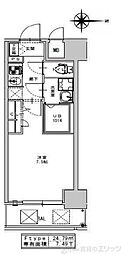 S-レジデンス江坂アレグリア 1Kの間取図画像