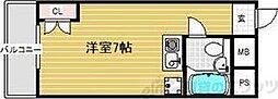 リアライズ江坂 ワンルームの間取図画像