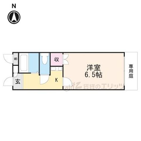 ハレー高槻II 104｜大阪府高槻市上本町(賃貸マンション1R・1階・19.01㎡)の写真 その2