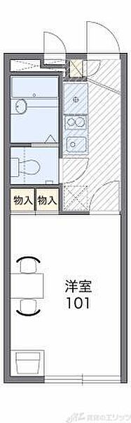 レオパレス呑山 108｜大阪府高槻市東五百住町３丁目(賃貸アパート1K・1階・19.87㎡)の写真 その2