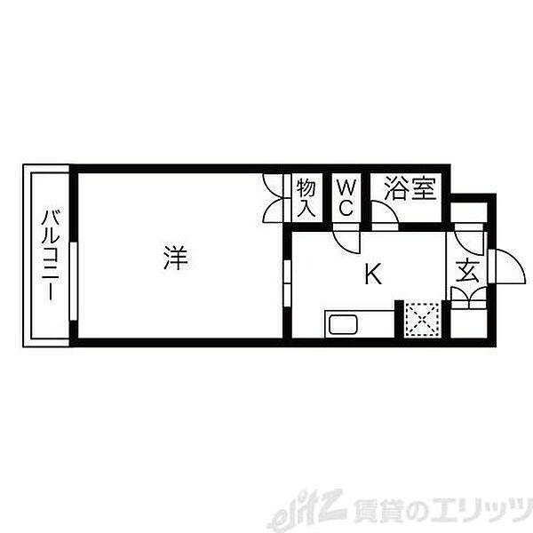 プランドールＫ 601｜大阪府吹田市南金田１丁目(賃貸マンション1K・6階・29.05㎡)の写真 その2