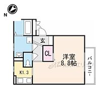 スタティオ正雀 201 ｜ 大阪府摂津市正雀本町１丁目35-11（賃貸アパート1R・2階・29.22㎡） その2