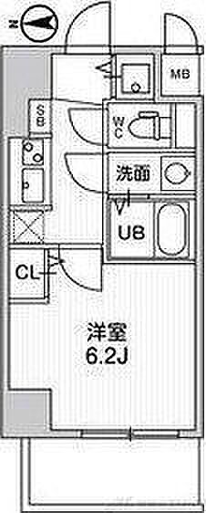 La Douceur江坂II 703｜大阪府吹田市垂水町３丁目(賃貸マンション1K・7階・22.95㎡)の写真 その2