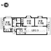 ルミネ・サワ 302 ｜ 大阪府茨木市蔵垣内２丁目13-10（賃貸マンション3LDK・1階・81.55㎡） その2