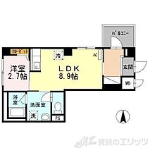 レジデンス高科  ｜ 大阪府吹田市垂水町１丁目41-28（賃貸マンション1LDK・1階・33.80㎡） その2