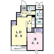 カルム名神  ｜ 大阪府高槻市名神町13-14（賃貸マンション1LDK・3階・43.59㎡） その2