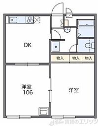間取図画像 2DK