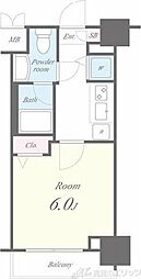 セイワパレス東三国駅前 9階1Kの間取り