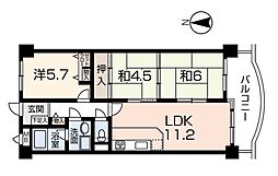 間取図画像 3LDK