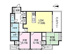 間取図画像 3LDK