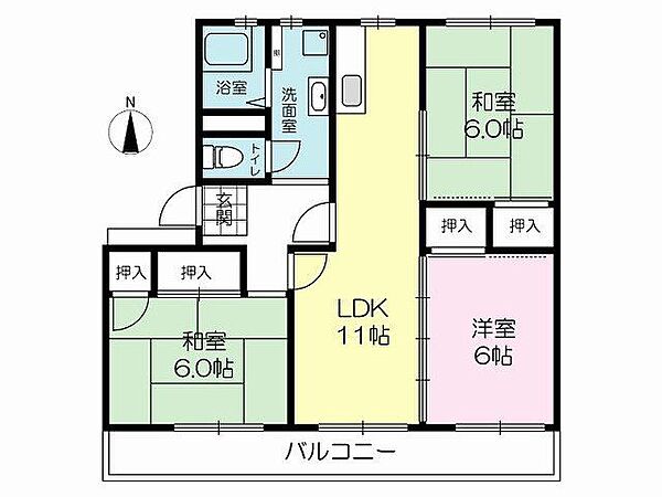 間取りを拡大表示