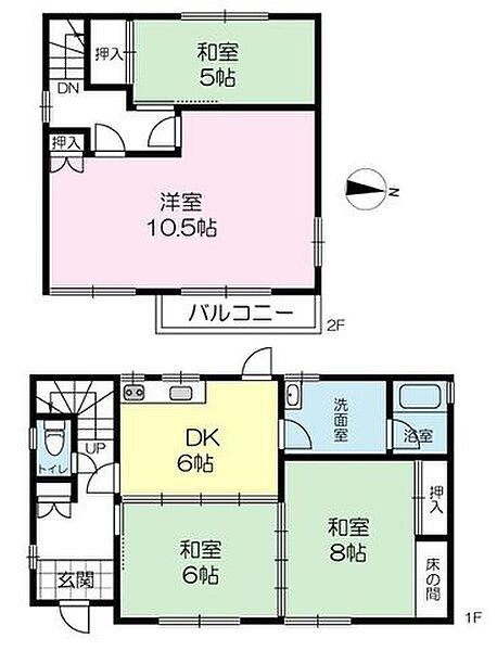 間取りを拡大表示