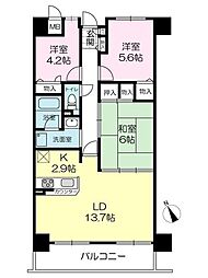 間取図画像 3LDK