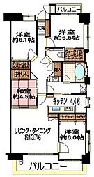 フローレンス城見町グランドアーク　202 4LDKの間取り
