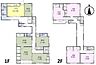 間取り：9DKのゆとりある二階建て住宅。部屋数が多く、二世帯住宅や大家族、在宅ワーク・趣味部屋を確保したい方にもおすすめです。各部屋を個室として使いやすく、ライフスタイルに合わせた柔軟な使い方が可能です。