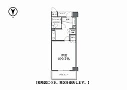 ダイアパレス東島田 1Kの間取図画像