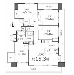 ピュア藤原西町 4LDKの間取図画像